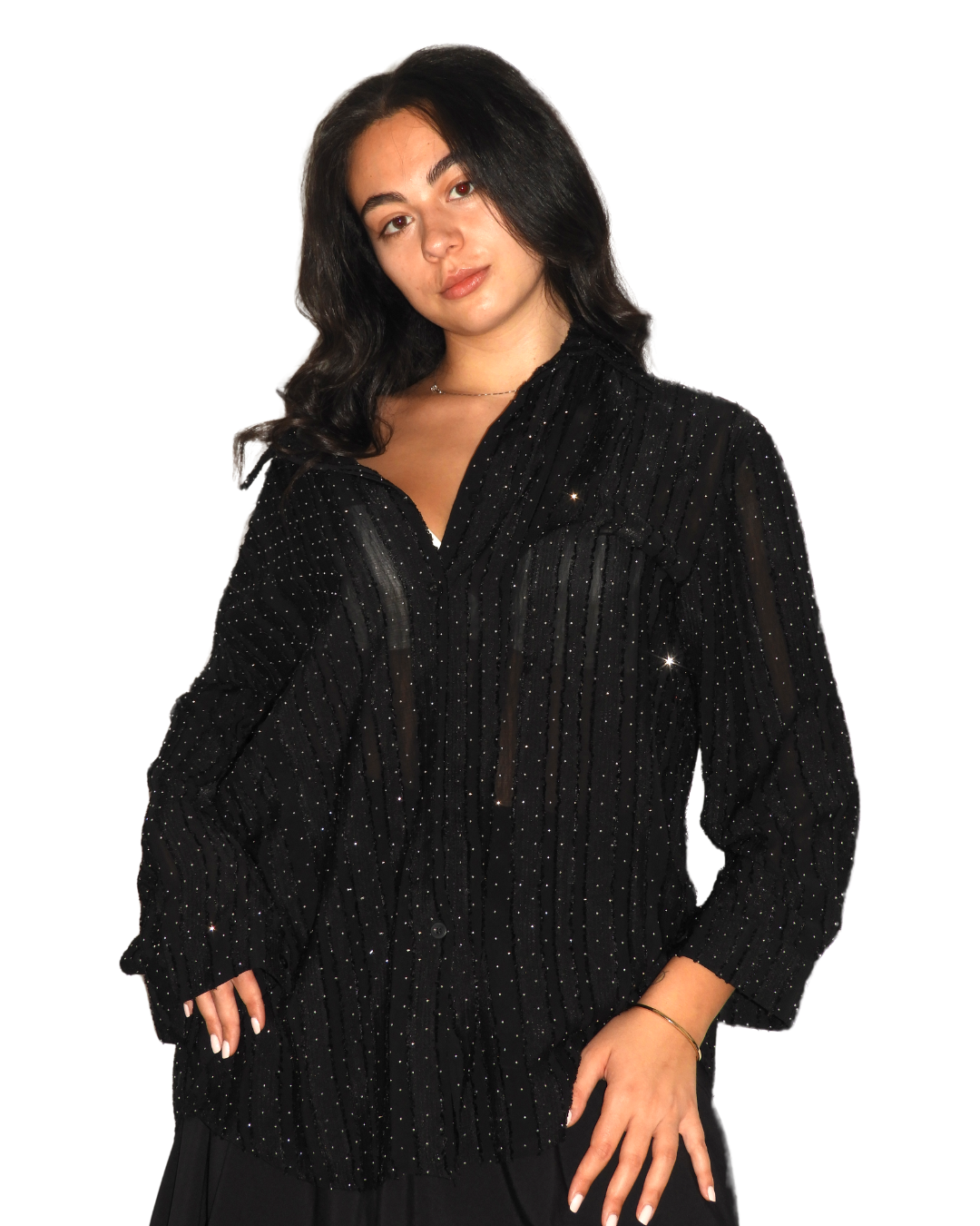 Camicia brillantini
