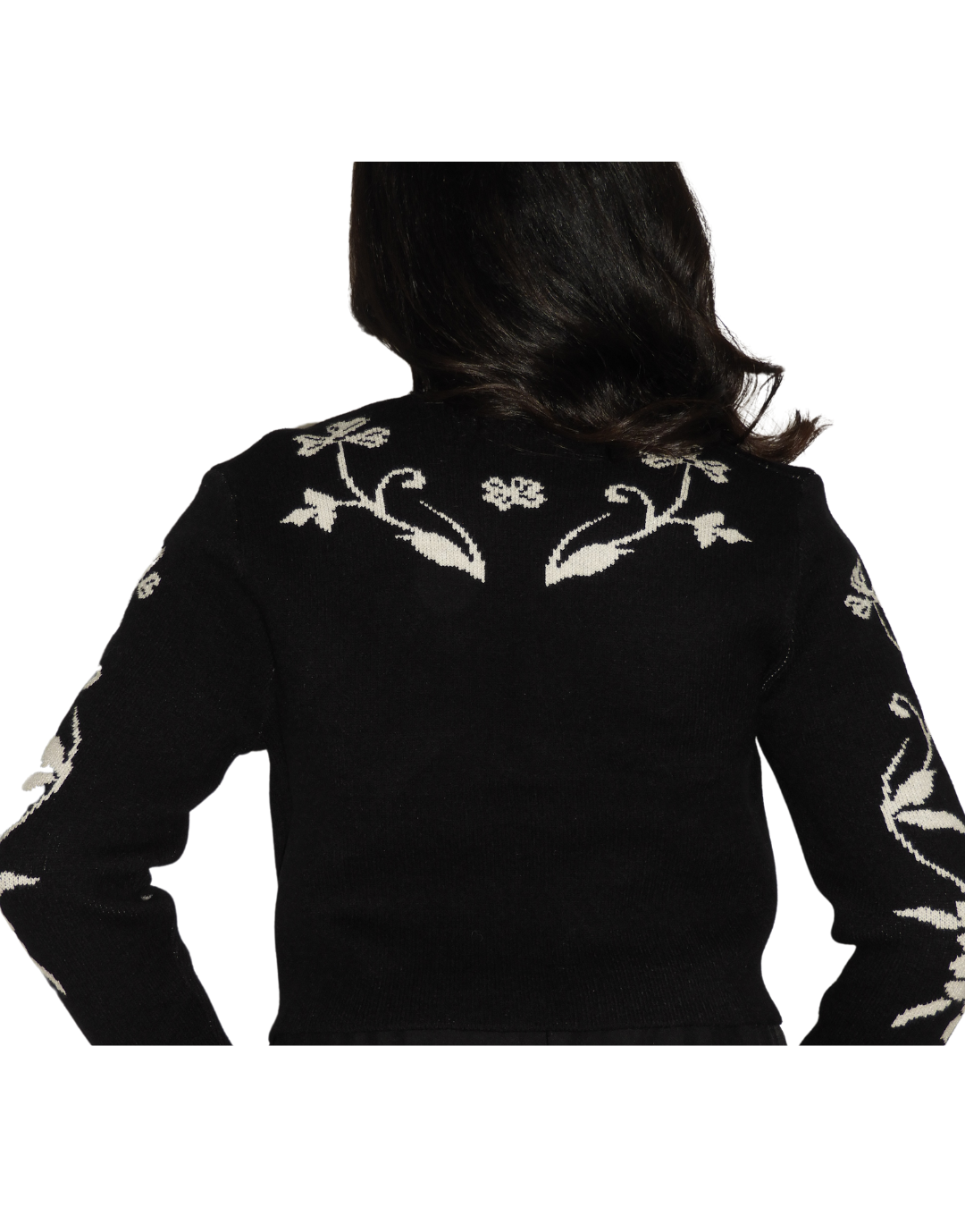 Cardigan fiocchetto