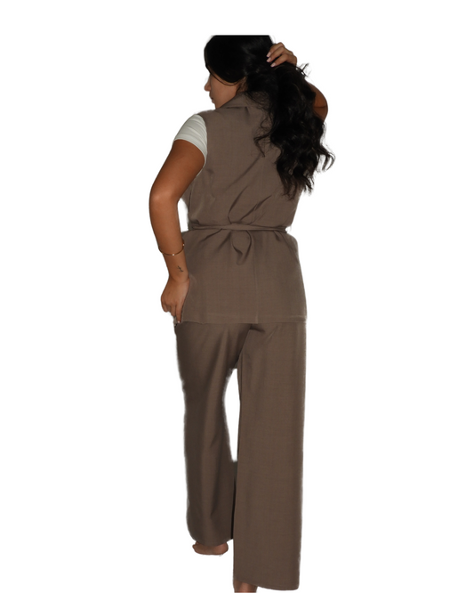 Coordinato gilet fiocco