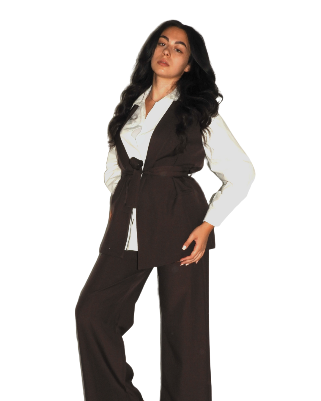 Coordinato gilet fiocco