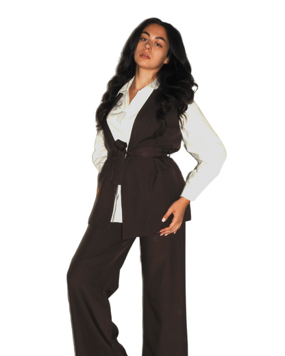 Coordinato gilet fiocco