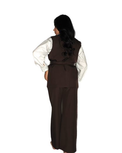 Coordinato gilet fiocco