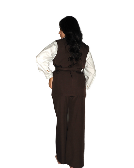 Coordinato gilet fiocco