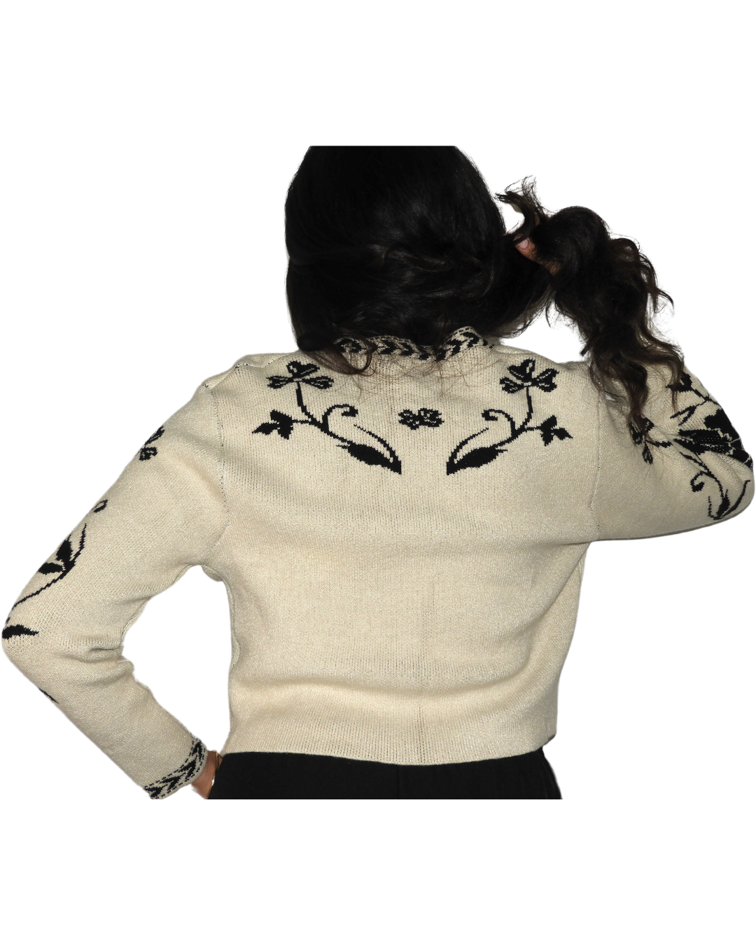 Cardigan fiocchetto
