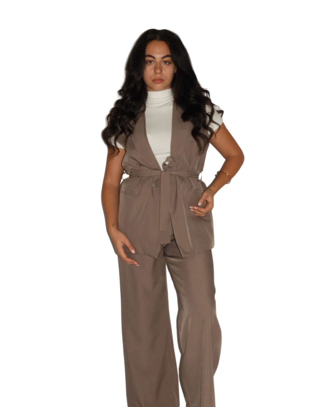 Coordinato gilet fiocco